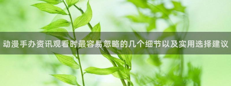 汗汗漫画高分榜单：动漫手办资讯观看时最容易忽略的几个细节以及实用选择建议配图